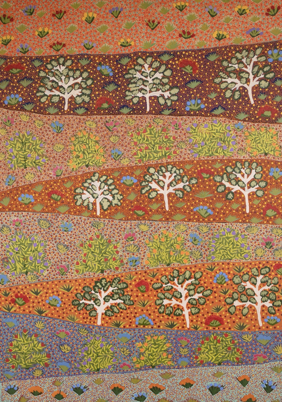 Beverly Pula Luck - My Mother's Country - Painting - Beverly Pula Luck