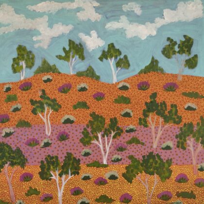 Alec Pula Lewis - View of Country - Painting - Alec  Pula Lewis