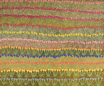 Minnie Ngwarraye Bonney - Artna Alpeyt (Bush Flowers) - Painting - Minnie Ngwarraye Morton