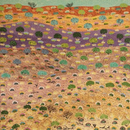 Michelle Pula Holmes - Atyenh Amper (My Country) - Painting - Michelle Pula Holmes