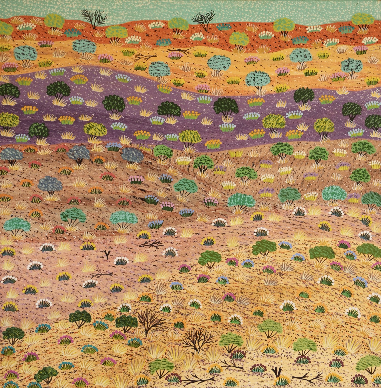 Michelle Pula Holmes - Atyenh Amper (My Country) - Painting - Michelle Pula Holmes