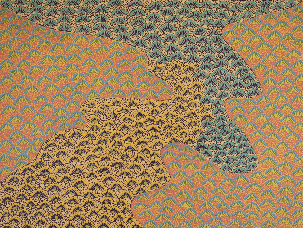 Sevania Kemarre Bonney - Atyenh Anyany Amper (My Great Grandmothers Country) - Painting - Sevania Kemarre Bonney