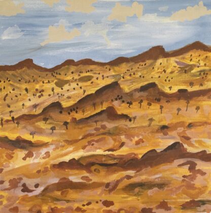 Elizabeth Ngwarraye Bonney - Tijamburra, My Homeland - Painting - Elizabeth Ngwarraye  Bonney