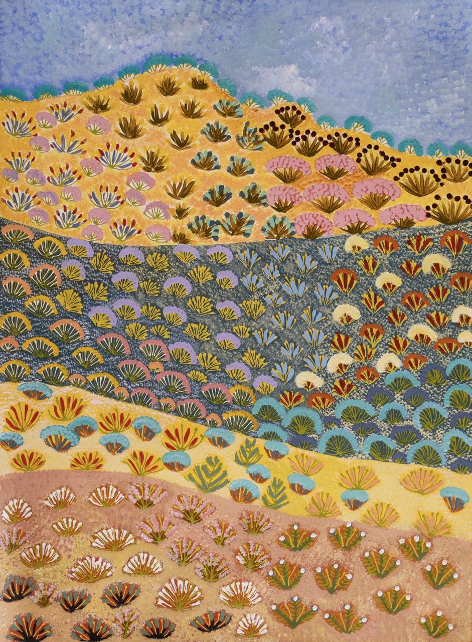 Julieanne Ngwarraye Morton - Alpeyt Alpeyt (Flowers Blooming) - Painting - Julieanne Ngwarraye Morton