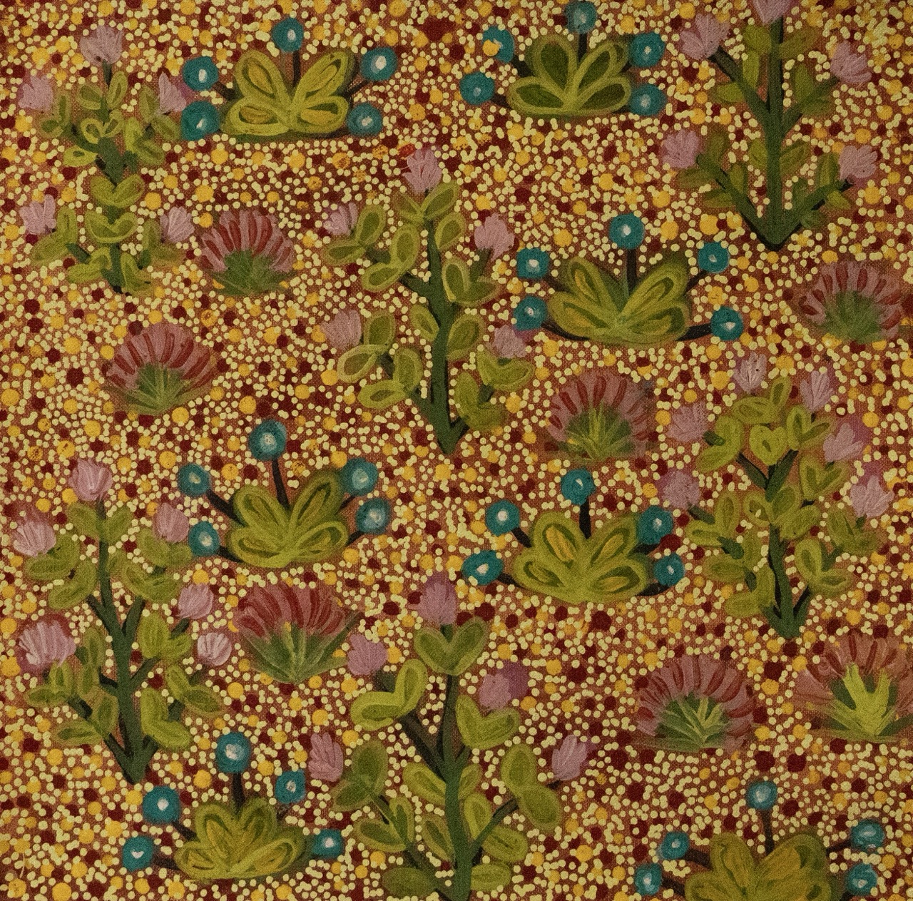 Latoya Ngwarraye Petrick - Artna Alpeyt (Bush Flowers) - Painting - Latoya  Ngwarraye Petrick