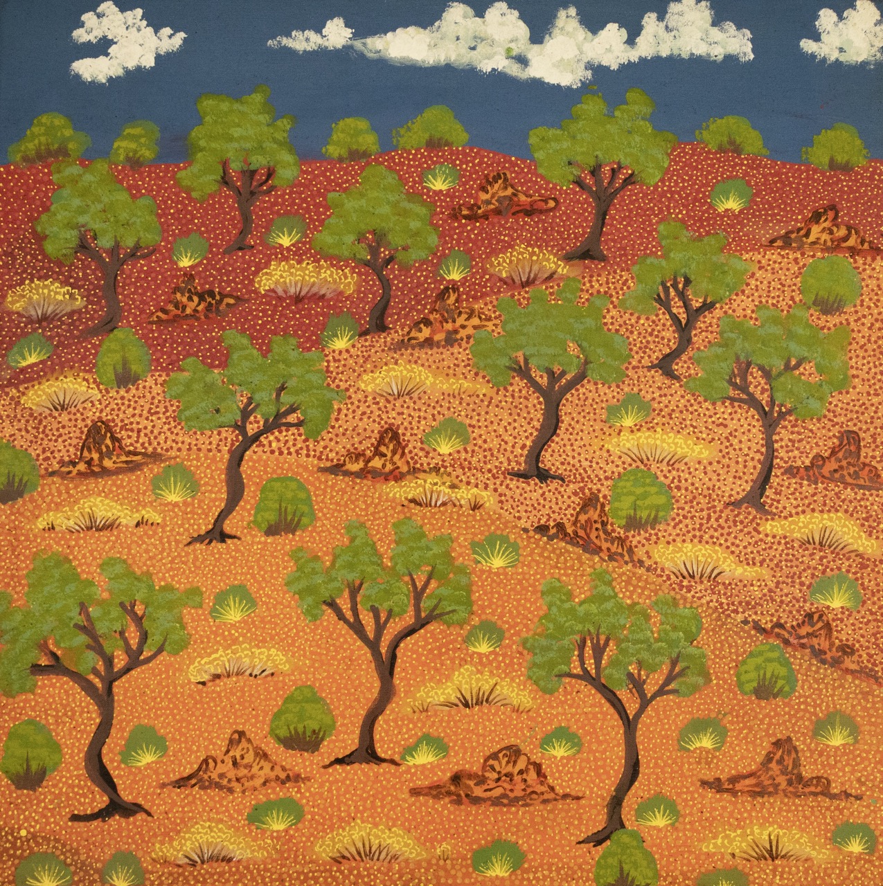 Gunderson Kemarre Lewis - Atyenh Anyany Amper (Great Grandmothers Country) - Painting - Gunderson Kemarre Lewis