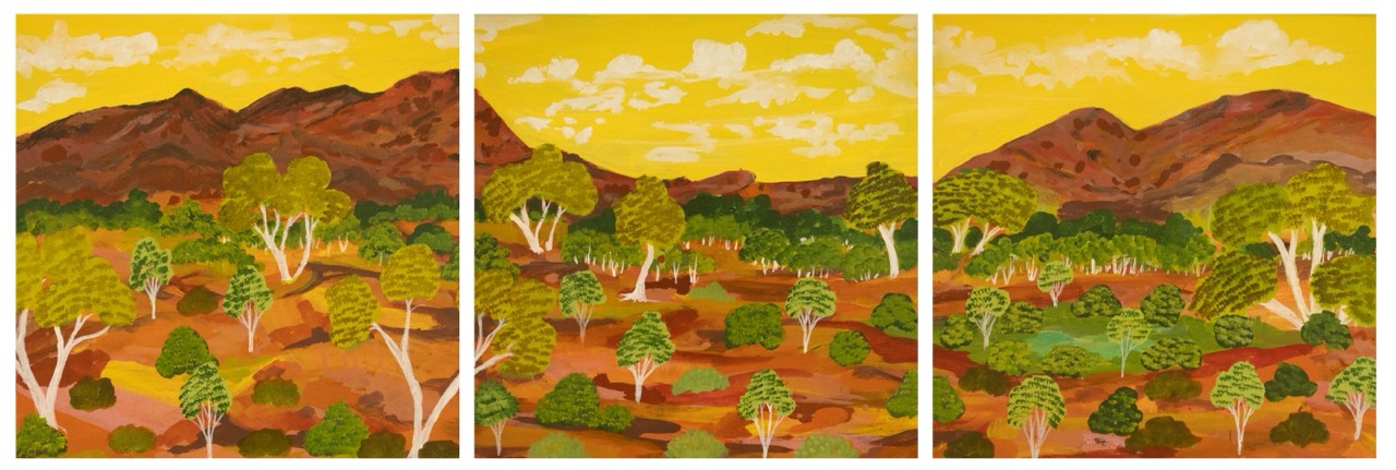 Elizabeth Ngwarraye Bonney - Tijamburra, My Homeland - Painting - Elizabeth Ngwarraye  Bonney