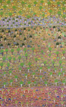 Rita Pitjara Beasley - Anpatyirreyel Iwerr (Following a Track) - Painting - Rita Pitjara Beasley