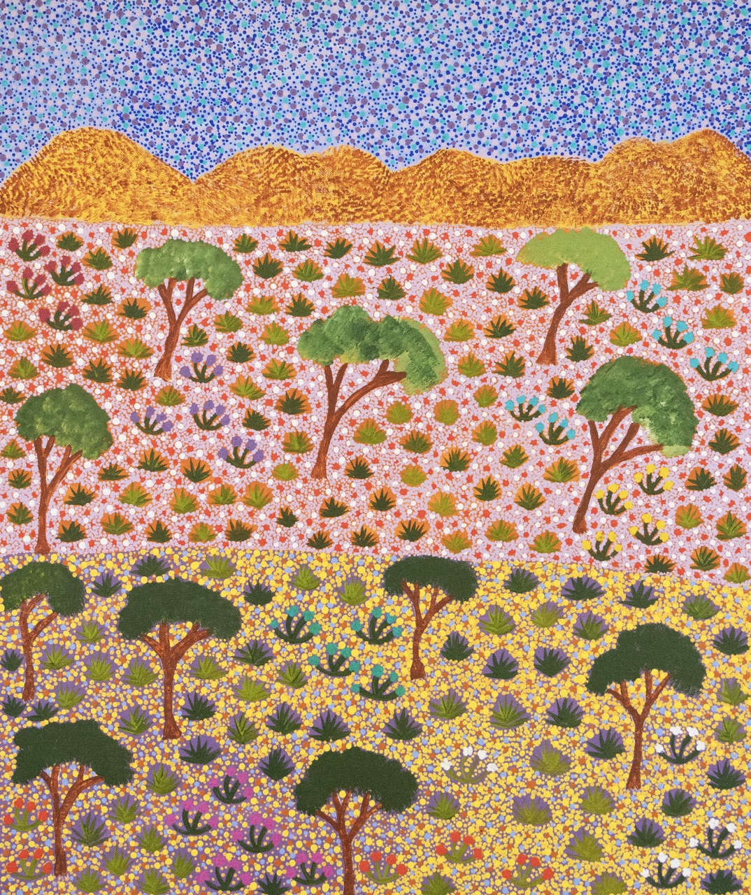 Diane Kemarre Ross - Atyenh Amper (My Country) - Painting - Diane Kemarre Ross