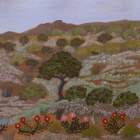 Kathleen Nanima Rambler - Ilpay Anyerreyl (Creek Flowing) - Works On Paper - Kathleen Nanima Rambler