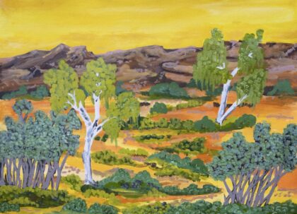 Elizabeth Ngwarraye Bonney - Atyenh Anyany Amper (My Grandmothers Country) - Works On Paper - Elizabeth Ngwarraye  Bonney