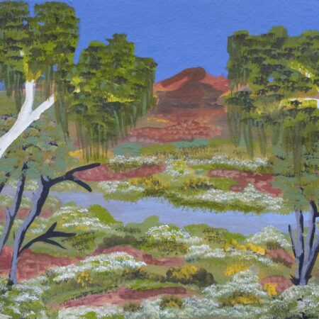 Elizabeth Ngwarraye Bonney - Penh Artna Rwa (After Bushfire) - Works On Paper - Elizabeth Ngwarraye  Bonney