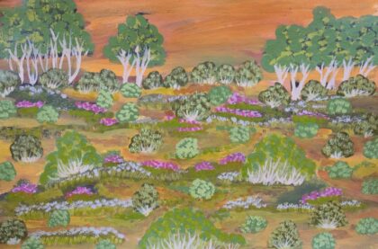 Elizabeth Ngwarraye Bonney - Flowers and Fairies - Works On Paper - Elizabeth Ngwarraye  Bonney