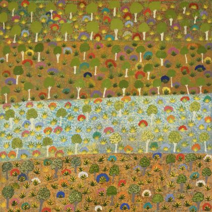 Rita Pitjara Beasley - Apwert Angketyarr (Hill Country) - Painting - Rita Pitjara Beasley