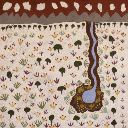 Susan Ngwarraye Philomac - Spring Creek - Painting - Susan  Ngwarraye Philomac