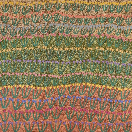 Minnie Ngwarraye Morton - Artna Alpeyt (Bush Flowers) - Painting - Minnie Ngwarraye Morton
