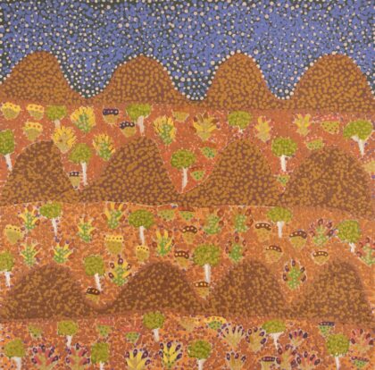 Desma Ngwarraye Turner - Atyenh Amper - (My Country) - Painting - Desma Ngwarraye Turner