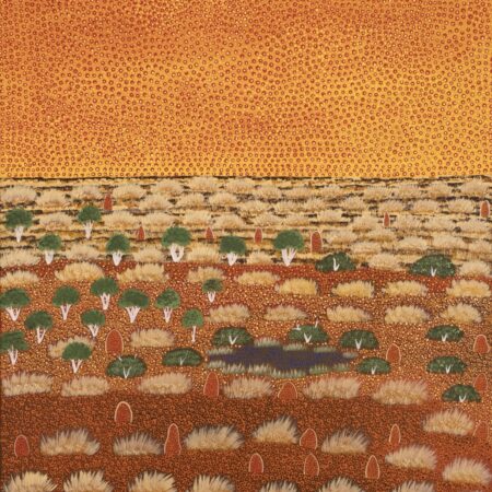 Jacinta Pula Morrison - Atyenh Amer Areyel Amper (My View of Country) - Painting - Jacinta Pula Morrison
