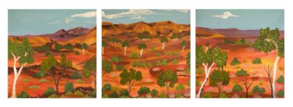 Elizabeth Ngwarraye Bonney - Tijamburra, My Homeland - Painting - Elizabeth Ngwarraye  Bonney