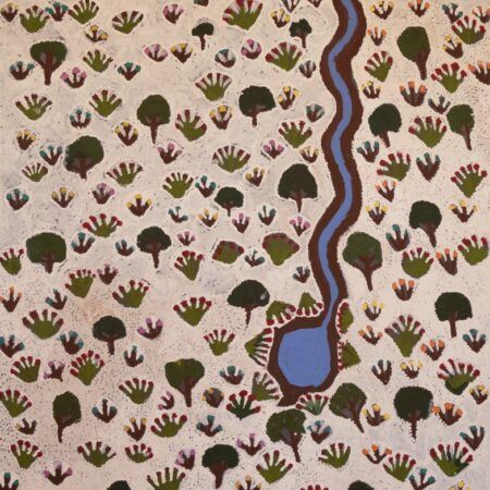 Susan Ngwarraye Philomac - Spring Creek - Painting - Susan  Ngwarraye Philomac