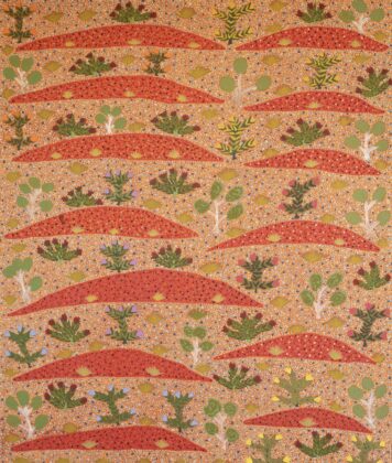 Robina Pitjara Jones - Atyenh Amper (My Country) - Painting - Robina Pitjara Jones