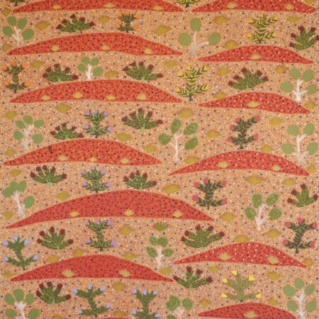 Robina Pitjara Jones - Atyenh Amper (My Country) - Painting - Robina Pitjara Jones