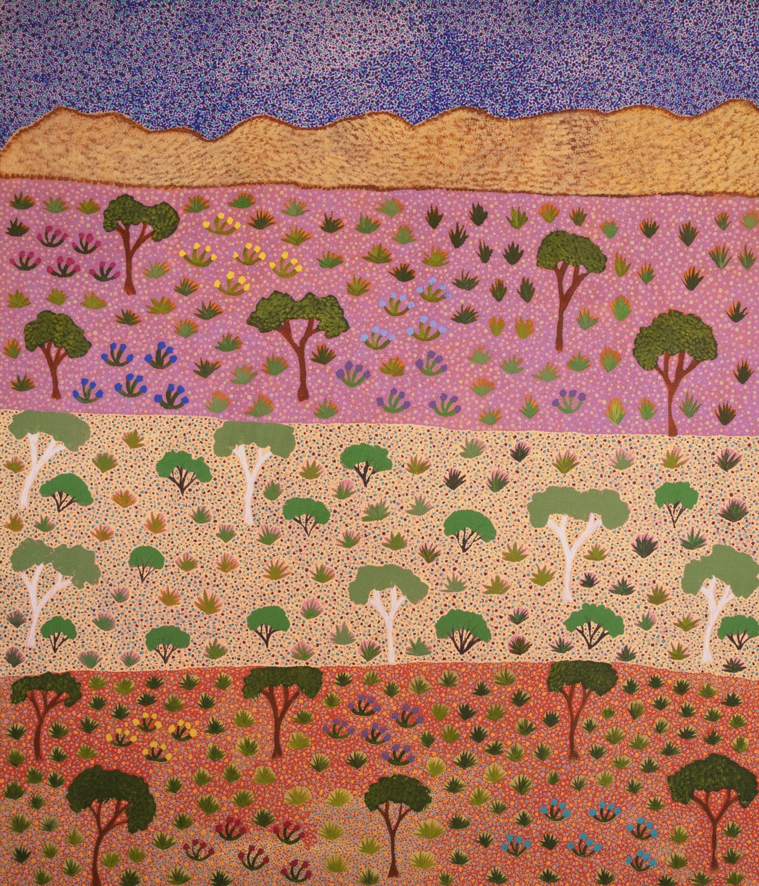 Diane Kemarre Ross - Atyenh Amper (My Country) - Painting - Diane Kemarre Ross