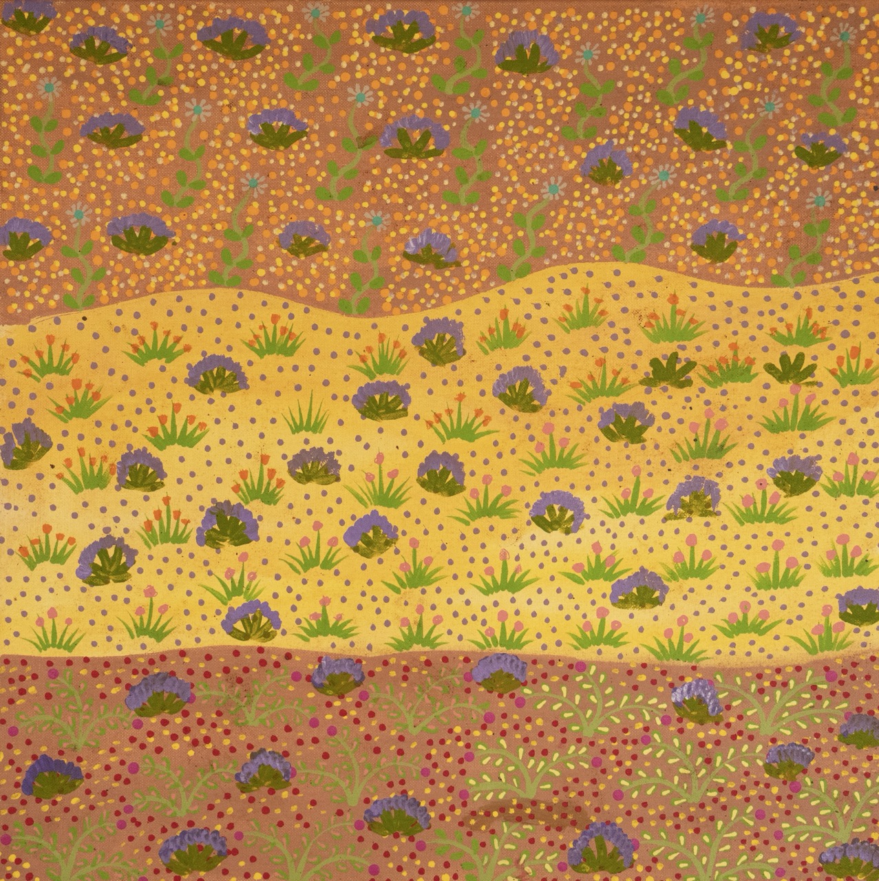 Dakota Ngwarraye Petrick - Artna Alpeyt (Bush Flowers) - Painting - Dakota Ngwarraye Petrick