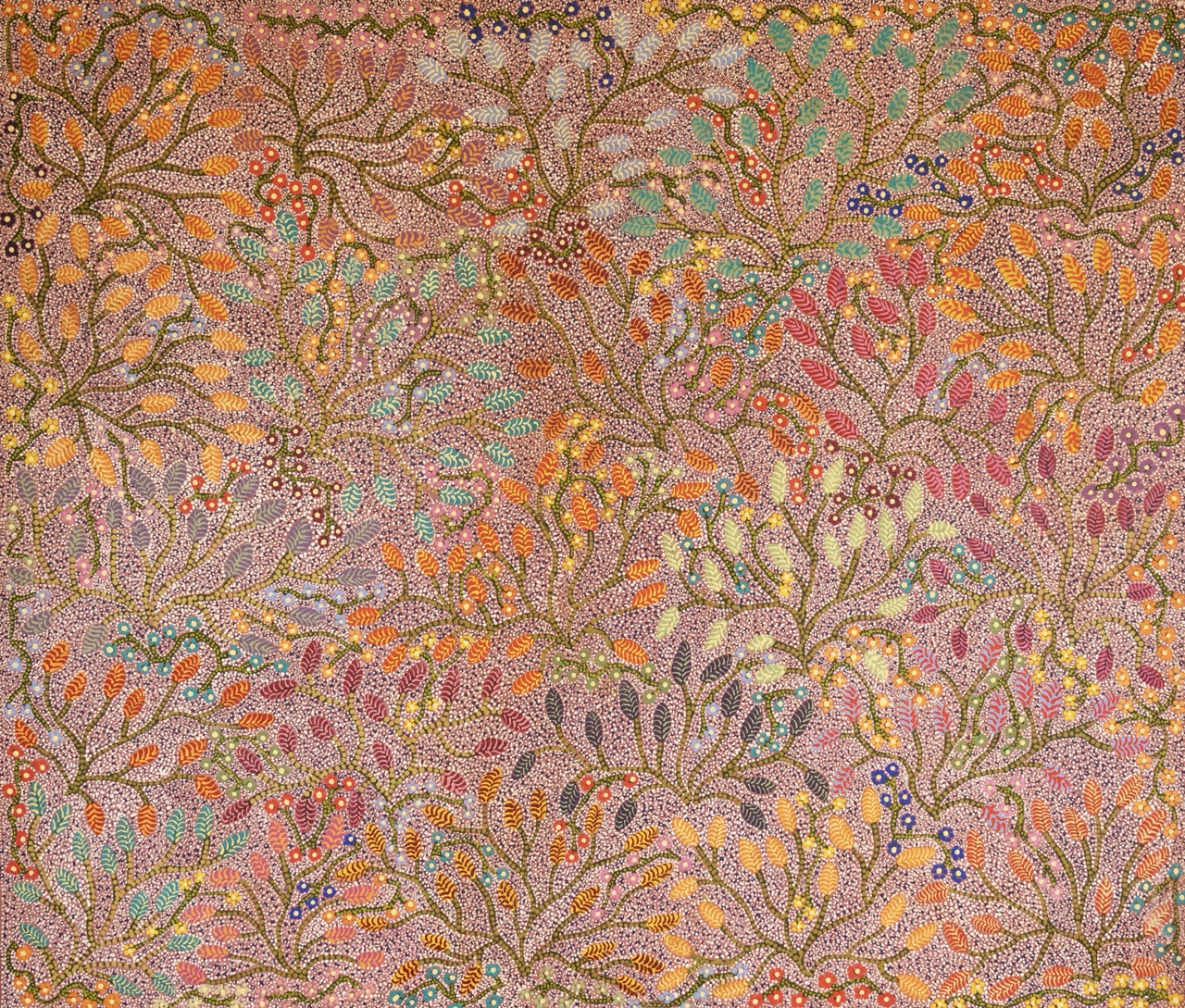 Edie Kemarre Holmes - Arratherrk (Bush Flower) - Painting - Edie Kemarre Holmes