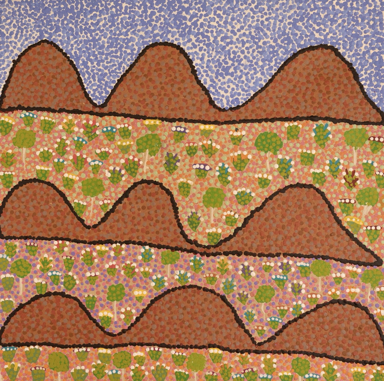 Desma Ngwarraye Turner - Atyenh Amper - (My Country) - Painting - Desma Ngwarraye Turner