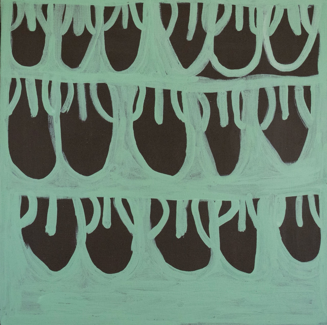 Maisie Petyarre Bundey - Anhelengkw (Emu) Dreaming - Painting - Maisie Petyarre  Bundey