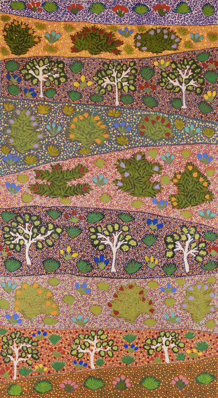 Beverly Pula Luck - Atyenh Amey Amper (My Mother's Country) - Painting - Beverly Pula Luck