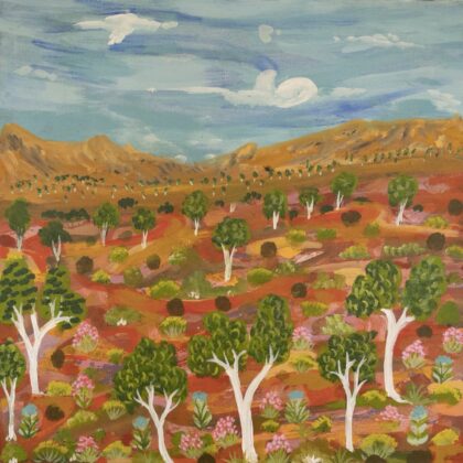 Elizabeth Ngwarraye Bonney - Penh Artna Rwa (After Bushfire) - Painting - Elizabeth Ngwarraye  Bonney