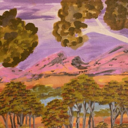Elizabeth Ngwarraye Bonney - Atyenh Anyany Amper (My Grandmothers Country) - Works On Paper - Elizabeth Ngwarraye  Bonney