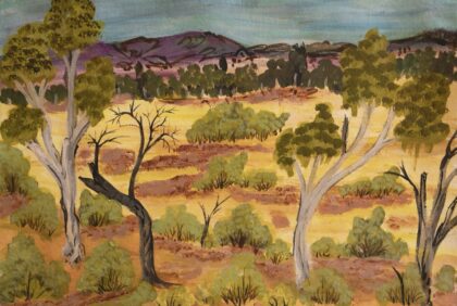 Elizabeth Ngwarraye Bonney - Atyenh Anyany Amper (My Grandmothers Country) - Works On Paper - Elizabeth Ngwarraye  Bonney
