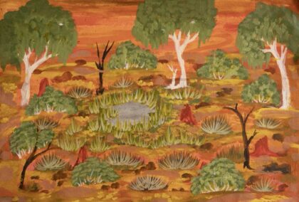 Elizabeth Ngwarraye Bonney - Atyenh Anyany Amper (My Grandmothers Country) - Works On Paper - Elizabeth Ngwarraye  Bonney