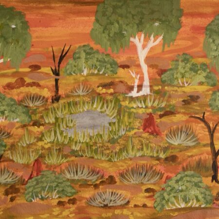 Elizabeth Ngwarraye Bonney - Atyenh Anyany Amper (My Grandmothers Country) - Works On Paper - Elizabeth Ngwarraye  Bonney