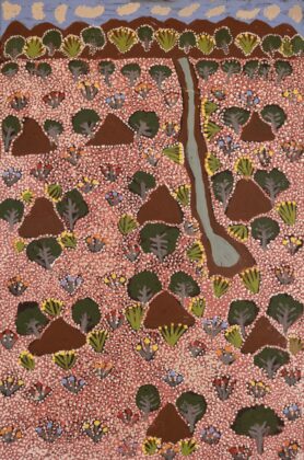 Susan Ngwarraye Philomac - Spring Creek - Painting - Susan  Ngwarraye Philomac