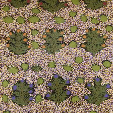 Louise Pula Luck - Artna Alpeyt (Bush Flowers) - Painting - Louise Pula Luck