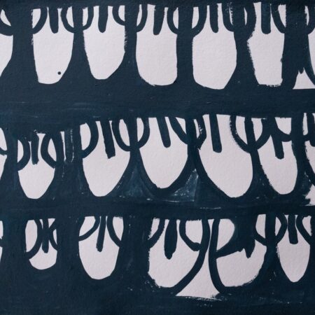 Maisie Petyarre Bundey - Anhelengkw (Emu) Dreaming - Works On Paper - Maisie Petyarre Bundey