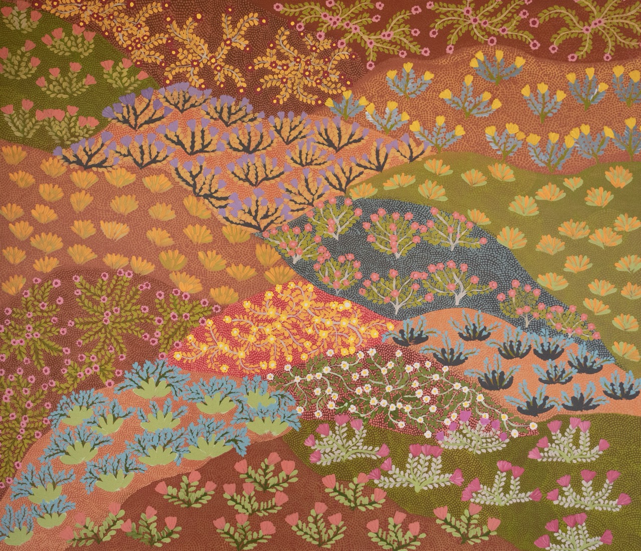 Kathleen Nanima Rambler - Arlweye Ampere (My Fathers Country) - Painting - Kathleen Nanima Rambler