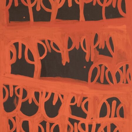 Maisie Petyarre Bundey - Anhelengkw (Emu) Dreaming - Painting - Maisie Petyarre Bundey