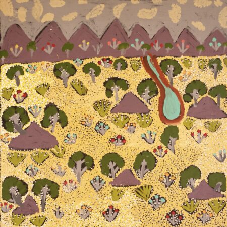 Susan Ngwarraye Philomac - Spring Creek - Painting - Susan  Ngwarraye Philomac