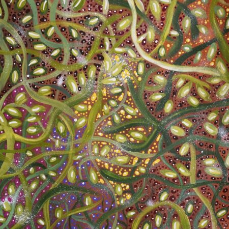 Leanne Pula Teece - Arrweneng (Bush Passion Flower) - Works On Paper - Leanne Pula Teece