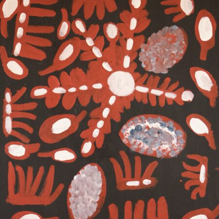 Maisie Petyarre Bundey - Artna Tyap (Bush Tucker) - Painting - Maisie Petyarre Bundey