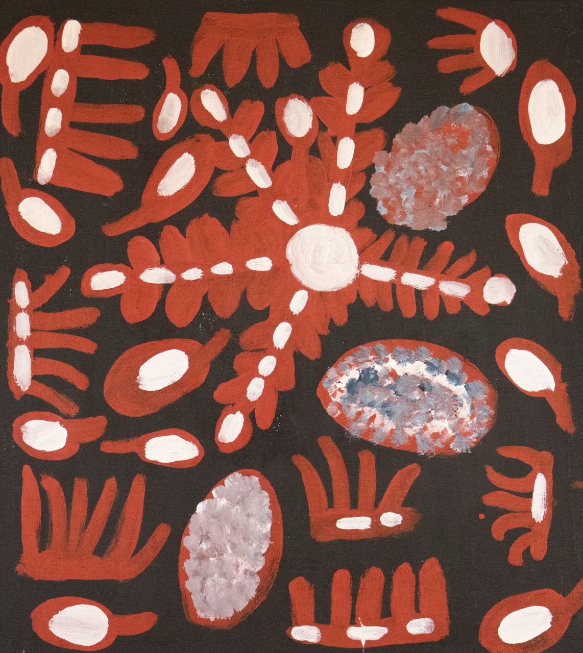 Maisie Petyarre Bundey - Artna Tyap (Bush Tucker) - Painting - Maisie Petyarre  Bundey