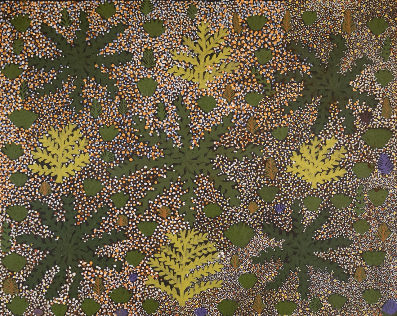 Karen Kemarre Lewis - Summer Bush Food - Painting - Karen Kemarre Lewis