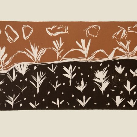 Rita Pitjara Beasley - Anpatyirreyel Iwerr (Following a Track) - Print - Rita Pitjara Beasley