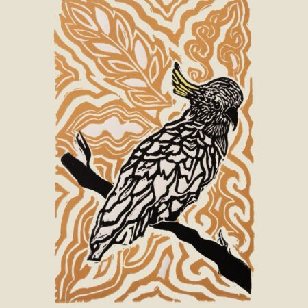 Kathleen Nanima Rambler -Terekerre (White Cockatoo) - Print - Kathleen Nanima Rambler