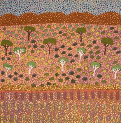 Janella Kemarre Ross - Atyenh Amper - (My Country) - Painting - Janella Kemarre Ross